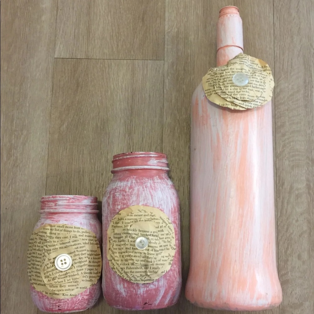 Painted Jar Decor